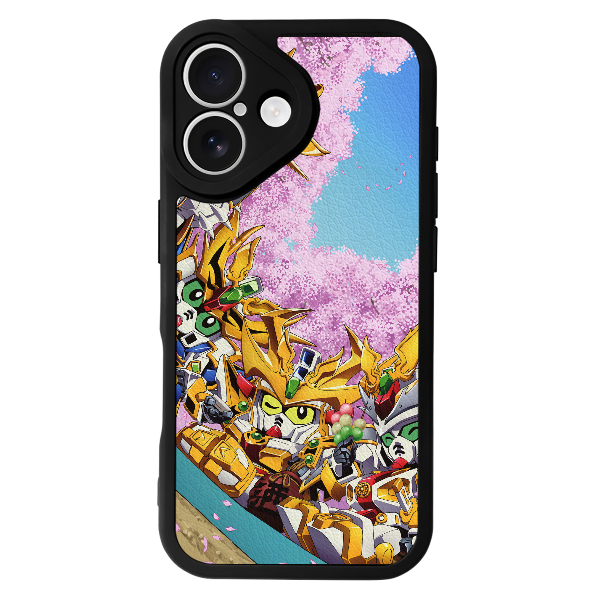（画像用） 機動戦士ガンダム Mobile Suit Gundam 【iPhone 16シリーズ対応】シリコンスマホケース（レザー調） 材質：シリコン